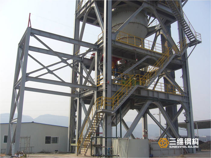 新黄金城hjc222钢结构工程案例